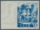 Saarland (1947/56): 1947, 75 Pfg. Wasserzeichen Fallend, UNGEZÄHNT, Vom Bogenrand, Sehr Selten Und I - Unused Stamps