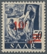 Delcampe - Saarland (1947/56): 1947, "Urdruck", Postfrischer Satz Mit Zusätzlich Mi. 229 X I In Tadelloser Erha - Unused Stamps