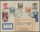 Saarland (1947/56): 1948, "Saar III", Drei Frankierte Belege In Guter Bedarfserhaltung, Dabei Flug-R - Unused Stamps