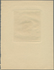 Delcampe - Saarland (1947/56): 1948, 10 - 50 Fr. Freimarken, 4 Werte Als 'Épreuves D'artiste' In Schwarz Mit Kü - Unused Stamps