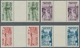 Saarland (1947/56): 1948, "Hochwasserhilfe Als Zwischenstegpaare", Postfrische Einheiten In Tadellos - Unused Stamps