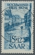 Saarland (1947/56): 1948, "18 Fr. Hochwasserhilfe Mit PLF III", Zentral Gestempelter Wert In Tadello - Ungebraucht