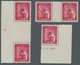 Saarland (1947/56): 1949, "Uni Saar", Postfrischer Eckrandwert Mit Druckdatum Sowie Waag. Und Senkr. - Unused Stamps