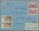 Saarland (1947/56): 1949, "Saar IV", Zwei Seltene Frankierte Flugbriefe In Guter Erhaltung, Dabei Mi - Unused Stamps