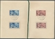 Saarland (1947/56): 1950, "Europarat", Das Offizielle Geschenkheft Der Regierung Des Saarlandes Mit - Unused Stamps