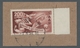 Saarland (1947/56): 1950, "200 Fr. Europarat", Sauber Gestempelter Randwert Auf Briefstück In Tadell - Unused Stamps