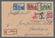 Saarland (1947/56): 1950, Volkshilfe, Der Komplette Satz Mit Zufrakatur Auf Zwei Portorichtigen R-Br - Unused Stamps