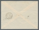 Saarland (1947/56): 1950, Volkshilfe Der Komplette Satz Auf überfrankiertem R-Brief Mit Seltenem Gla - Unused Stamps