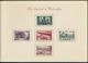 Saarland (1947/56): 1952-54, Offizielles Geschenkheft Mit Kordellbindung Und Insgesamt 22 Ungebrauch - Unused Stamps