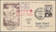 Delcampe - Saarland (1947/56): 1953, "Henri Dunant", Sieben Ersttagskarten, Alle Per Ballonpost Befördert, Deko - Unused Stamps