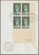 Delcampe - Saarland (1947/56): 1953-56, Sechs Frankierte Belege In Guter/sehr Guter Erhaltung, Alles Eckrand Mi - Unused Stamps