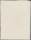 Saarland (1947/56): 1954, 5+3 Fr - 15+7 Fr Volkshilfe Kpl. - Drei Künster-Blocks In Schwarz Format 1 - Ungebraucht