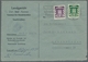 Saarland (1947/56) - Dienstmarken: 1950-51 (ca.), Neun Belege, Meist 20+50Fr Frankiert, Alle Mit Mas - Sonstige & Ohne Zuordnung