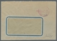 Saarland (1947/56) - Besonderheiten: "Postamt Saarlouis 1 22.X.45" (Not-Hummistempel In Rot), Sauber - Other & Unclassified