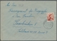 Saarland (1947/56) - Besonderheiten: VON DER HEYDT (SAAR) A 20.9.48, Klarter Abschlag Auf Frank. Bed - Sonstige & Ohne Zuordnung