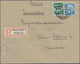 Danzig: 1940, Feldpost-R-Brief Von Danzig-Langfuhr 1 Nach Köln Mit 30 Pf Dt. Reich-Marken Für Die Ei - Sonstige & Ohne Zuordnung