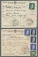 Dt. Besetzung II WK - Ostland: 1941, Drei Frankierte Paketkarten In Guter Erhaltung, Davon Zwei Ins - Besetzungen 1938-45