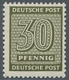 Sowjetische Zone - West-Sachsen: 1945, "30 Pfg. Dunkeloliv Mit Steigendem Wasserzeichen", Postfrisch - Sonstige & Ohne Zuordnung