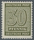 Sowjetische Zone - West-Sachsen: 1945, "30 Pfg. Dunkeloliv Mit Steigendem Wasserzeichen", Postfrisch - Other & Unclassified