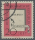 DDR: 1957; Sparwochen 20 Pf. Mit Abart "Farbe Hellgrünlichgrau Fehlend" Gestempelt. In Dieser Erhalt - Unused Stamps