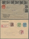 Delcampe - Berlin: 1949, "Rotaufdruck", Zusammenstellung Von Insgesamt Elf Frankierten Belegen In Guter/sehr Gu - Covers & Documents