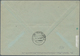 Berlin - Postschnelldienst: 6 Pf. Schwarzaufdruck Im Senkr. 10er Block Mit 40 Pf. Zusammen Auf Posts - Covers & Documents