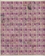 Bizone: 1948, Bauten 84 Pfennig Dunkel- Bis Violettpurpur Weitgezähnt. Partie Von 400 Gestempelten W - Other & Unclassified