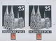 Bizone: 1948, Bauten 25 Pfennig Orangerot Enggezähnt In Type IV. Studie Von 30 Gestempelten Und 3 Po - Sonstige & Ohne Zuordnung