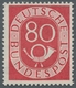 Bundesrepublik Deutschland: 1951 Postfrischer Kplt. Posthornsatz Gepr. Schlegel BPP, Die Drei Hauptw - Used Stamps