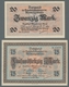 Delcampe - Memel: 1922, Handelskammer Kpl. Serie Der Scheine Von 1/2 Bis 100 Mark (Rosenberg Nr. 846 Bis 854) I - Other - Europe