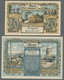 Delcampe - Memel: 1922, Handelskammer Kpl. Serie Der Scheine Von 1/2 Bis 100 Mark (Rosenberg Nr. 846 Bis 854) I - Other - Europe