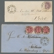 Delcampe - Schleswig-Holstein - Ortsstempel: BORNHÖVED; 1853-1875, Gepflegte Kleine Heimatsammlung Auf Albumsei - Other & Unclassified