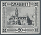 Delcampe - Deutsche Abstimmungsgebiete: Saargebiet: 1921-22, Beeindruckende Spezialsammlung Der Ausgabe "Landsc - Briefe U. Dokumente
