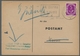 Delcampe - Bundesrepublik Deutschland: 1951-1954, Sammlung Von 36 Einzel- Und 3 Mehrfachfrankaturen Der Posthor - Used Stamps
