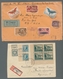 Europa: 1857-1942, Kleiner Brief-Kartenposten Mit Einigen Besseren Stücken, Dabei Ein Zeppelinbrief - Sonstige - Europa
