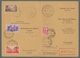 Europa: 1857-1942, Kleiner Brief-Kartenposten Mit Einigen Besseren Stücken, Dabei Ein Zeppelinbrief - Europe (Other)