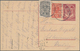 Liechtenstein: 1908-1930, Acht Belege Und Eine Ganzsachenkarte Bahnpost Liechtenstein, Dazu Noch Div - Used Stamps