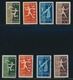 Litauen: 1938-39, Specialiced Collection Of Sports Spending With Complete Mint And Stamped Sets, Blo - Lithuania