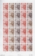 Monaco: 1973/1977, IMPERFORATE COLOUR PROOFS, MNH Collection Of 38 Complete Sheets (=1.040 Proofs), - Ungebraucht