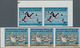 Mauretanien: 1976;1985, Lot Of 590 IMPERFORATE Stamps BIRDS MNH: Mi. No. 547/549 And 738/739, Also I - Mauretanien (1960-...)