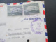 Honduras 1956 Air Mail Nach Nordenham / Blexen Schiffspost Charlotte Bastian Z. Zt. Belize Dalton Steamship Corporation - Honduras