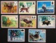 POLOGNE ANIMAUX CHASSE GIBIER 8 TIMBRES NEUFS TRACES CHARNIERES - Gibier