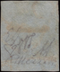 Used ) TOSCANA 1851 | 1s. Giallo Limone Su Azzurro |  | Cert. En. Diena. Firma Em. Diena, A. Diena, R. Mezzadri | - Tuscany