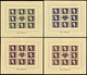 MNH ) AUSTRIA 1946 | Foglietti. "Renner", Serie Completa Di 4 Esemplari |  | MNH - Other & Unclassified