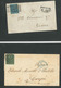 Covers/Front Of Cover ) ANTICHI STATI: MODENA 1852/1857 | Insieme Di 3 Lettere E Un Frontespizio. Un Certificato A. Dien - Modène