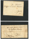 Delcampe - Covers ) ANTICHI STATI: SARDEGNA 1820/1862 | Insieme Di 16 Lettere Del Periodo. Notati 4 "Cavallini" Con Impre - Sardinië