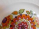 Delcampe - Plat De Service Rond Porcelaine Seltmann Weiden  Bavaria  Seventies Orange - Seltmann-Weiden (DEU)