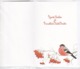 Postal Stationery - Birds - Bullfinches In Winter Landscape - Finnish Heart Association - Suomi Finland - Postage Paid - Postal Stationery