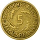 Monnaie, Allemagne, République De Weimar, 5 Reichspfennig, 1926, Berlin, TB+ - 5 Rentenpfennig & 5 Reichspfennig