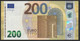 ITALIA € 200 SE S004  A1  "00"  DRAGHI   UNC - 200 Euro